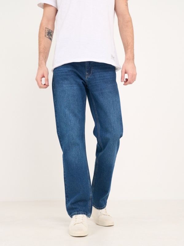 Lee Cooper - Blugi barbat regular cu aspect usor decolorat - Img 9