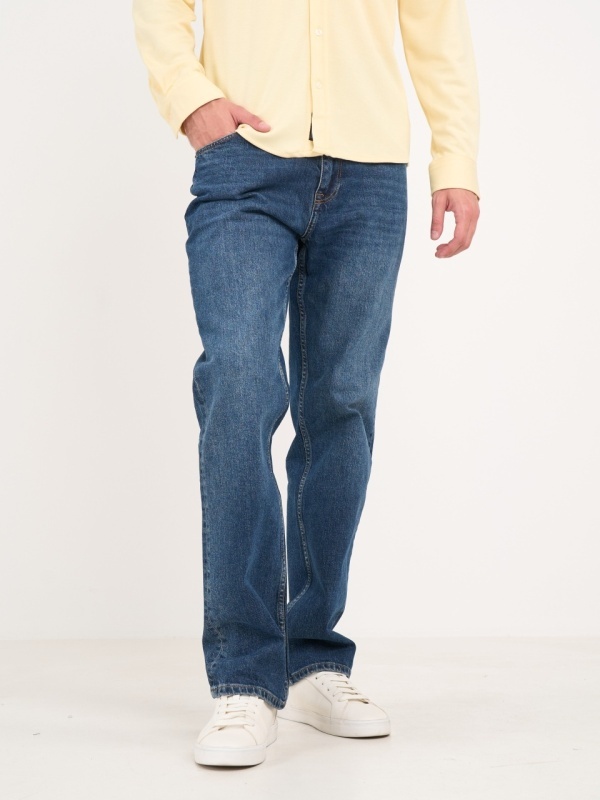 Lee Cooper - Blugi barbat regular cu aspect usor decolorat - Img 8
