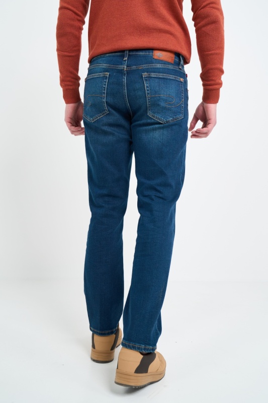 Lee Cooper - Blugi barbat regular fit cu aspect decolorat - Img 3