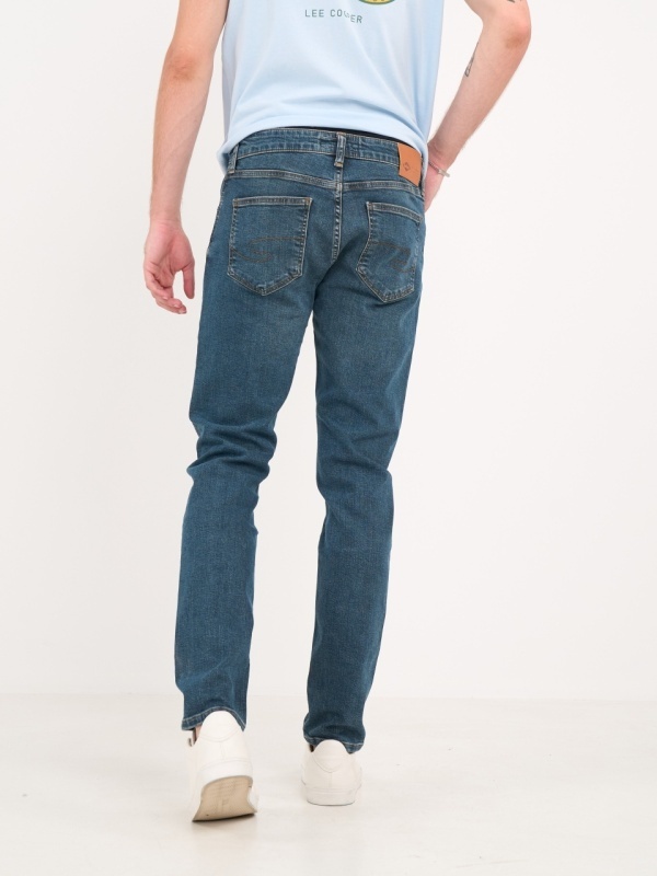 Lee Cooper - Blugi barbat slim cu aspect decolorat - Img 5