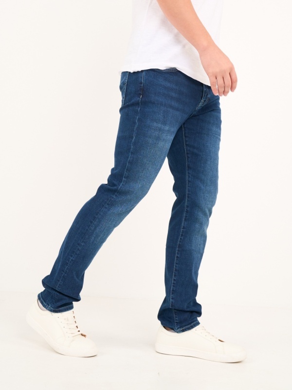 Lee Cooper - Blugi barbat straight cu aspect decolorat - Img 7