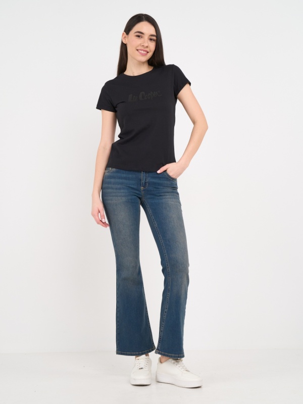 Lee Cooper - Blugi dama bootcut cu aspect decolorat - Img 7