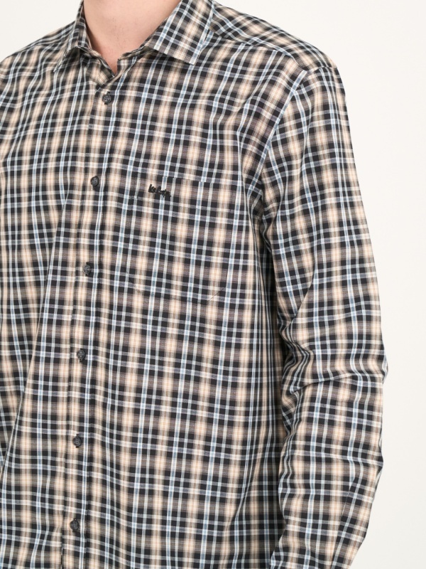 Lee Cooper - Camasa barbat cu maneca lunga si carouri - Img 3