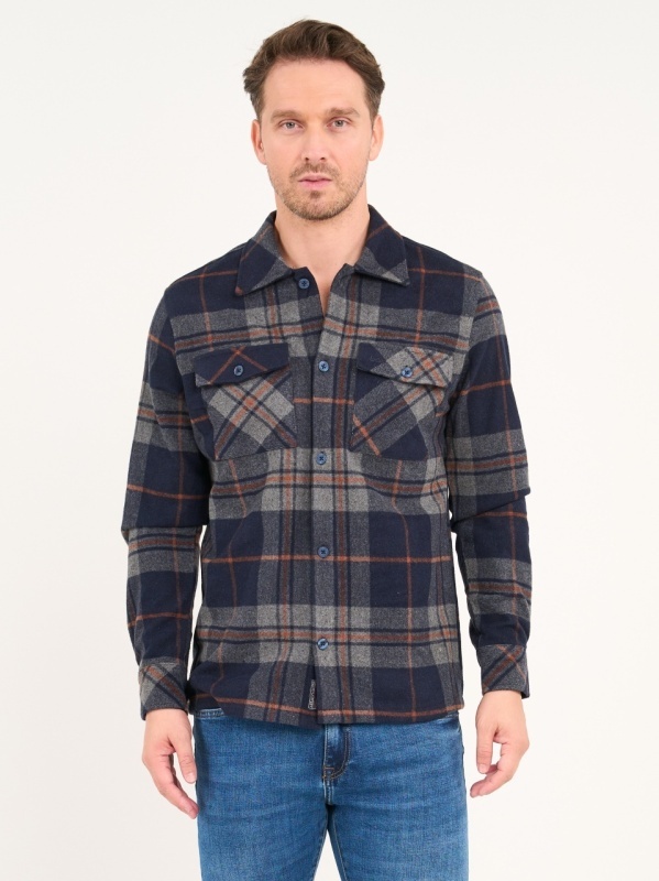 Lee Cooper - Camasa barbat maneca lunga cu model carouri - Img 7