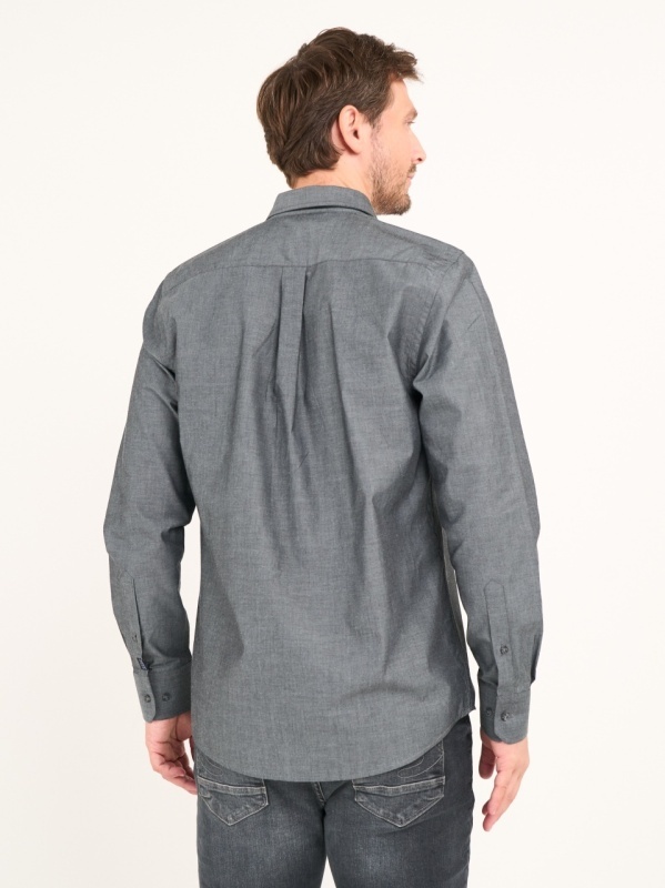 Lee Cooper - Camasa barbat maneca lunga de culoare uniforma - Img 2