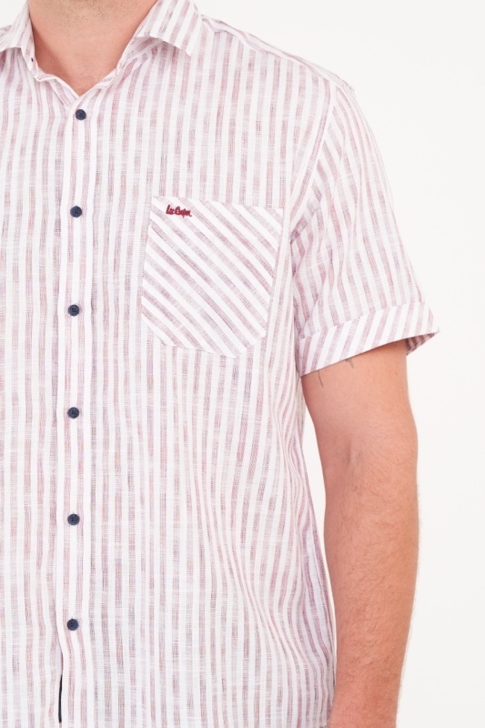Lee Cooper - Camasa barbat maneca scurta cu model in dungi - Img 4