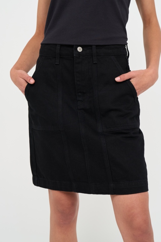 Lee Cooper - Fusta dama din denim cu buzunare - Img 3