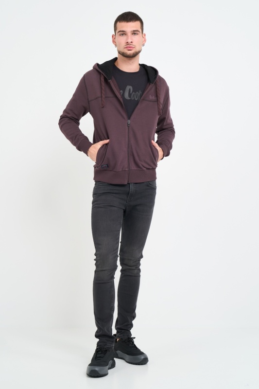 Lee Cooper - Hanorac barbat cu fermoar si gluga - Img 11