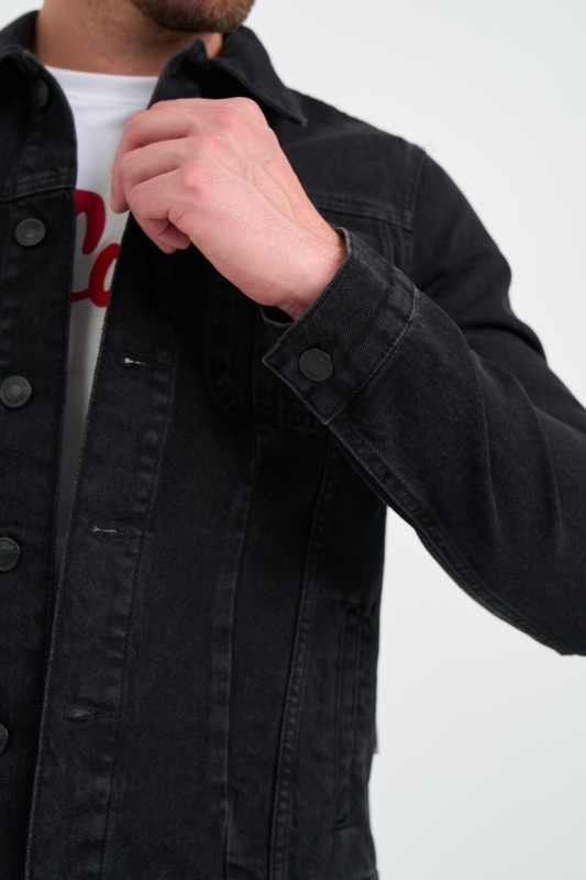 Lee Cooper - Jacheta barbat din denim cu buzunare - Img 2