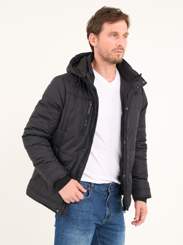 Lee Cooper - Jacheta barbat groasa cu gluga si buzunare - Img 7