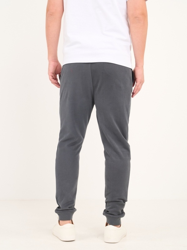 Lee Cooper - Pantaloni lungi barbat sport de culoare uniforma - Img 5