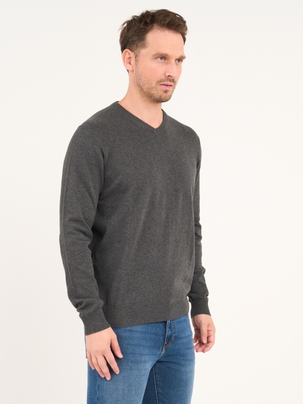 Lee Cooper - Pulover barbat cu maneca lunga de culoare uniforma - Img 5