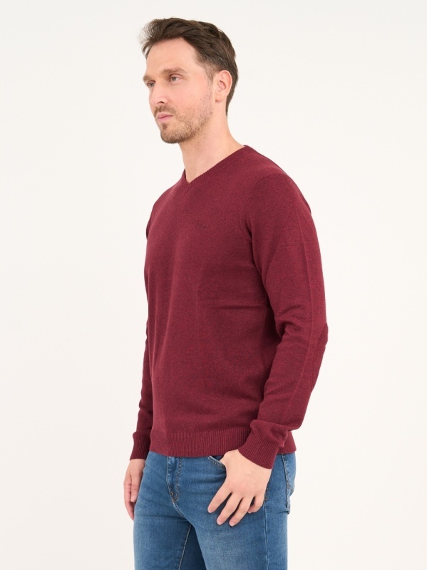 Lee Cooper - Pulover barbat cu maneca lunga de culoare uniforma - Img 5