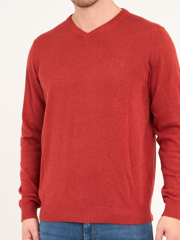 Lee Cooper - Pulover barbat cu maneca lunga de culoare uniforma - Img 3