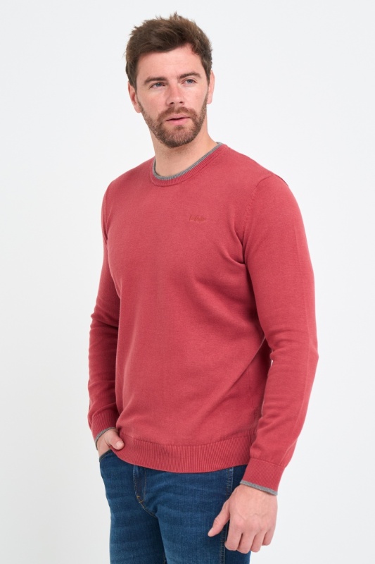 Lee Cooper - Pulover barbat de culoare uniforma - Img 5