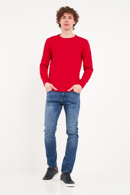 Lee Cooper - Pulover barbat de culoare uniforma - Img 6