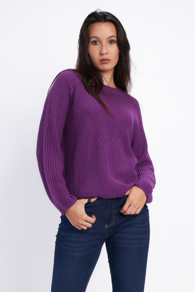 Lee Cooper - Pulover dama cu model si logo atasat