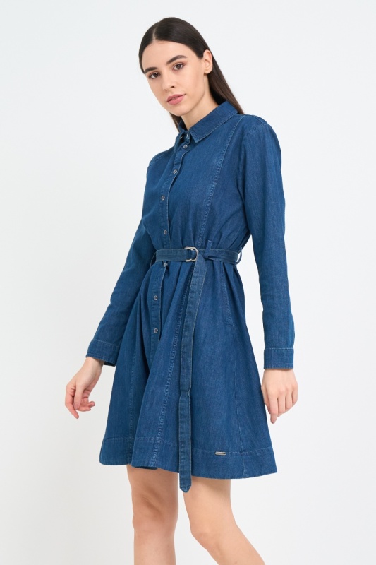 Lee Cooper - Rochie dama din denim cu buzunare - Img 9