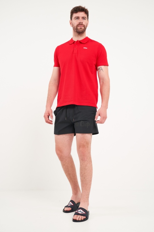 Lee Cooper - Sort de baie barbat cu logo aplicat - Img 7