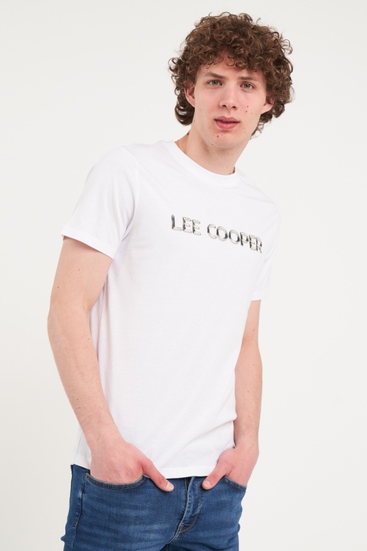 Lee Cooper - Tricou barbat cu imprimeu logo - Img 5