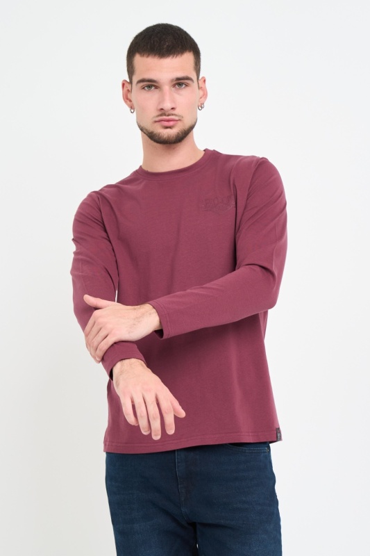 Lee Cooper - Tricou barbat cu maneca lunga cu logo - Img 10