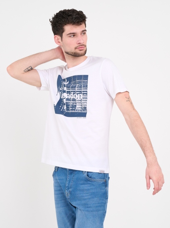 Lee Cooper - Tricou barbat cu maneca scurta si imprimeu grafic - Img 6