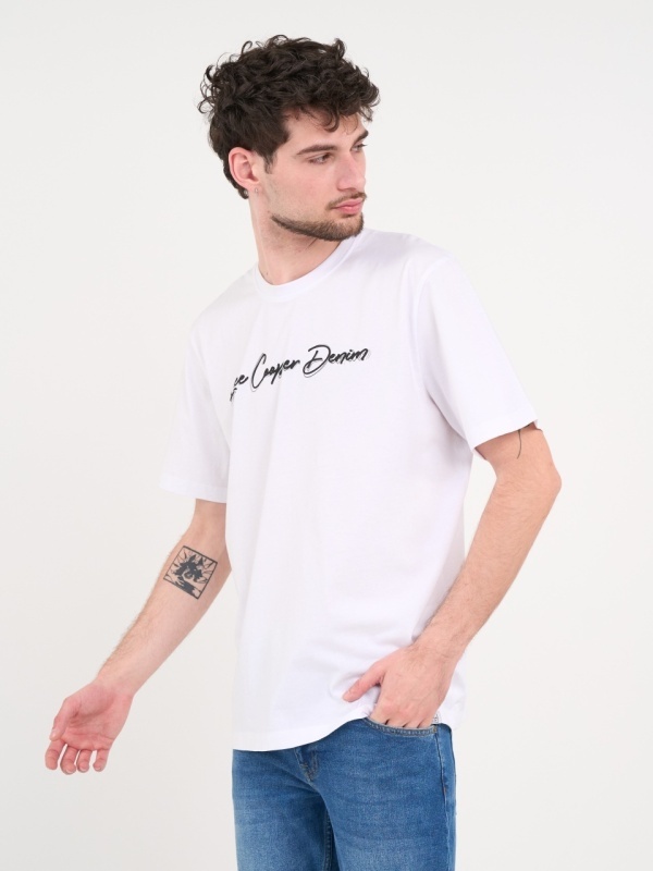 Lee Cooper - Tricou barbat cu maneca scurta si imprimeu text - Img 3