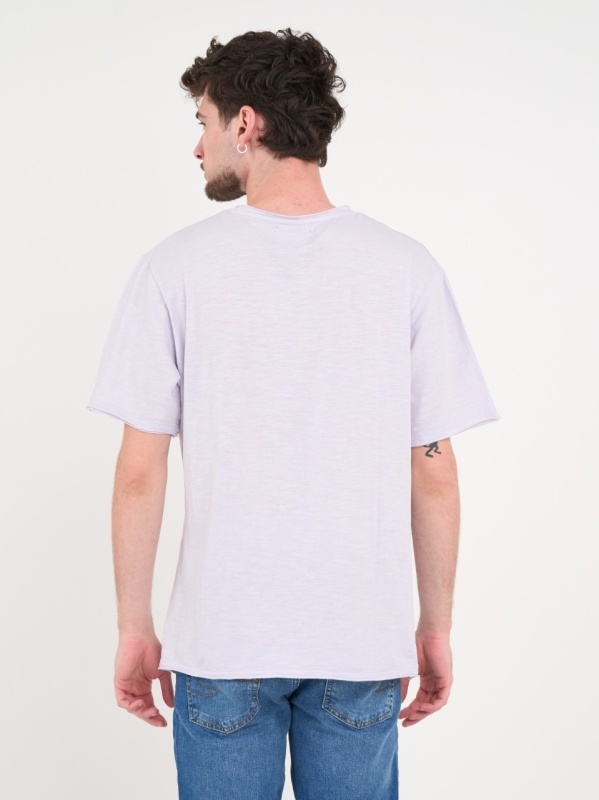 Lee Cooper - Tricou barbat de culoare uniforma cu detalii - Img 4