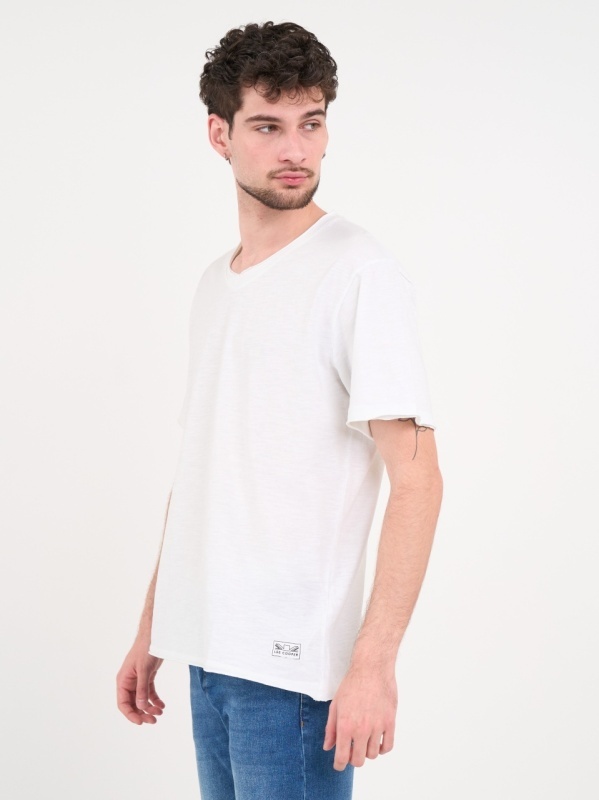 Lee Cooper - Tricou barbat de culoare uniforma cu detalii - Img 5