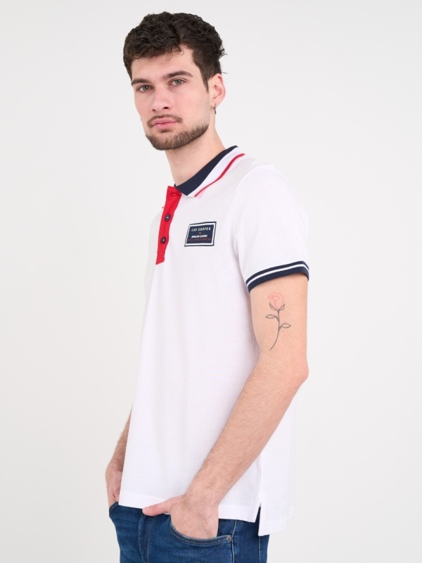Lee Cooper - Tricou barbat polo cu detalii logo - Img 3