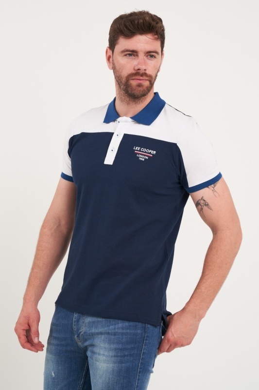 Lee Cooper - Tricou barbat polo cu detalii logo - Img 5