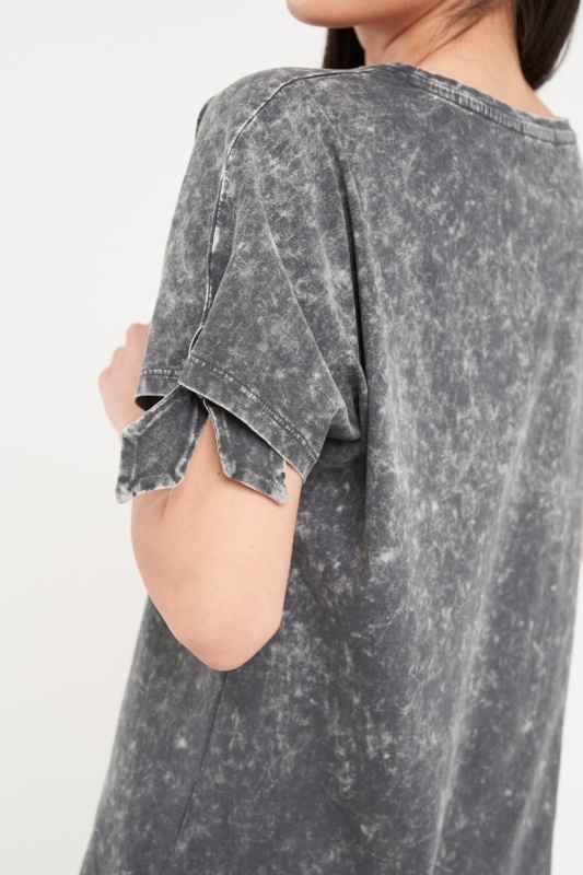 Lee Cooper - Tricou dama cu maneca scurta de culoare uniforma - Img 3
