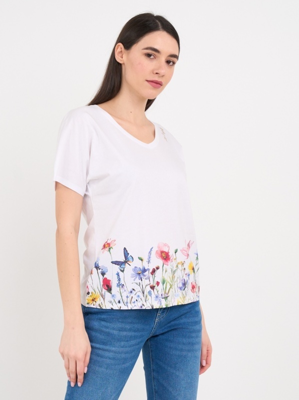 Lee Cooper - Tricou dama cu maneca scurta si detalii grafice - Img 7