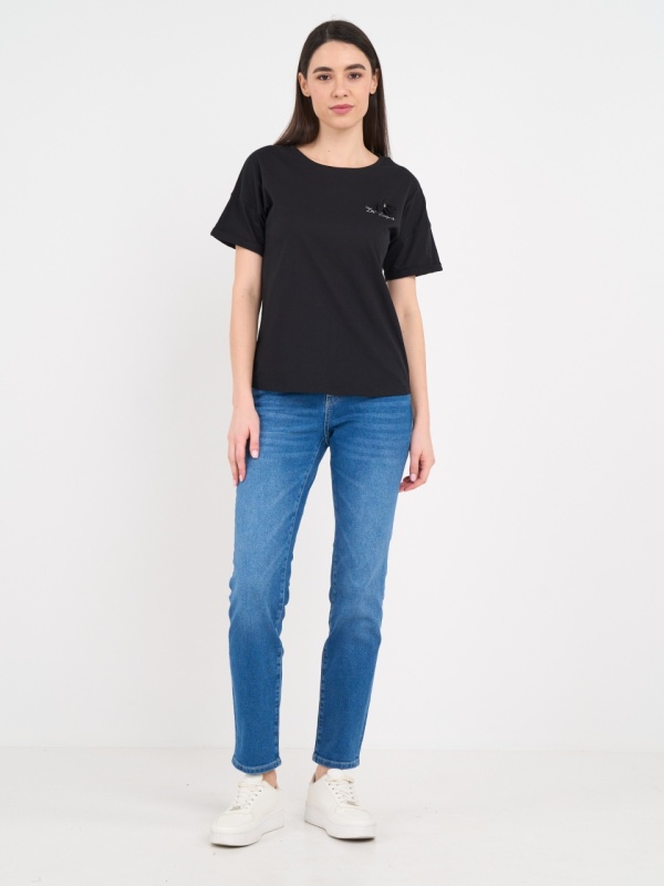 Lee Cooper - Tricou dama cu maneca scurta si detalii - Img 7