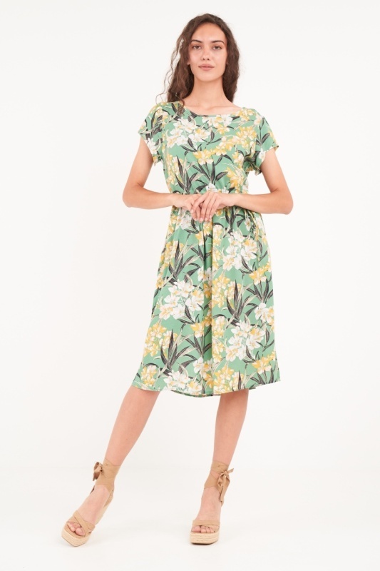 Timeout - Rochie dama cu imprimeu floral