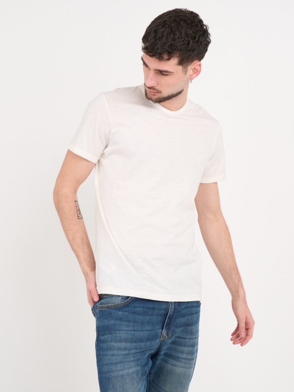 Timeout - Tricou barbat cu maneca scurta de culoare uniforma - Img 4