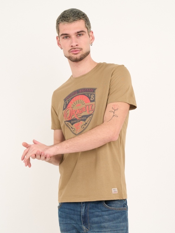 Timeout - Tricou barbat cu maneca scurta si detalii logo - Img 6
