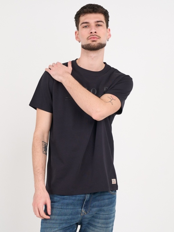 Timeout - Tricou barbat cu maneca scurta si imprimeu logo - Img 5