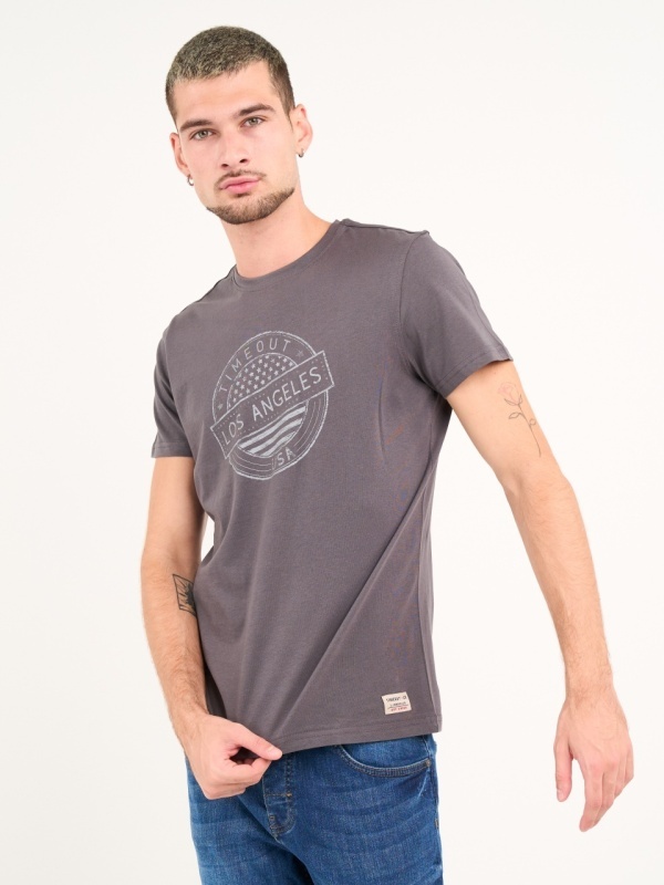Timeout - Tricou barbat cu maneca scurta si imprimeu - Img 7