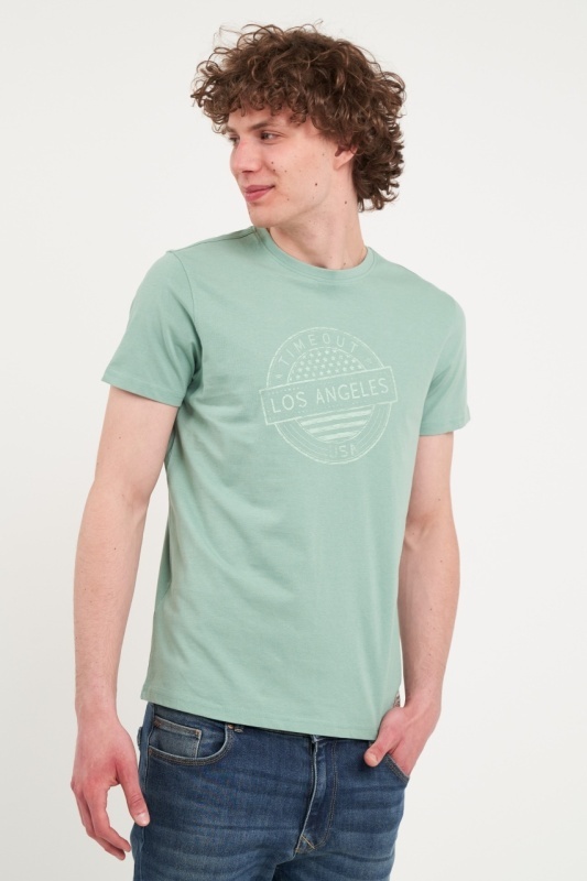 Timeout - Tricou barbat cu maneca scurta si imprimeu - Img 6
