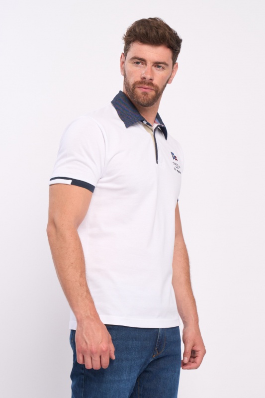 Timeout - Tricou barbat polo cu imprimeu logo - Img 7
