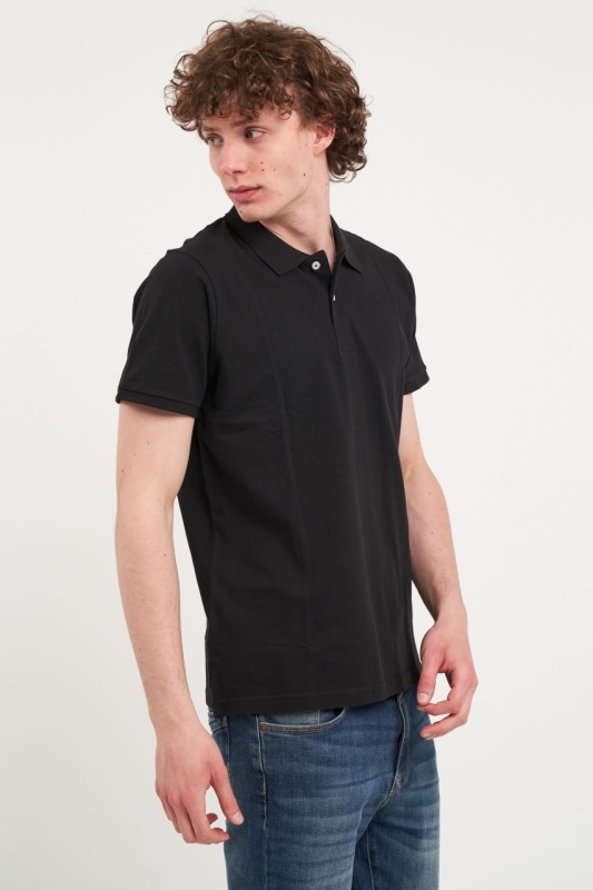 Timeout - Tricou barbat polo de culoare uniforma - Img 4