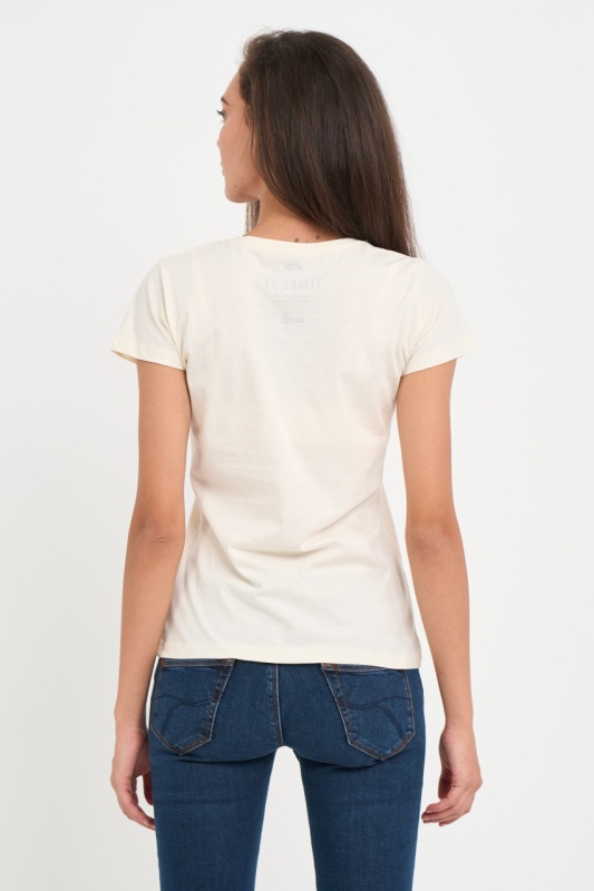 Timeout - Tricou dama cu imprimeu grafic si logo - Img 2