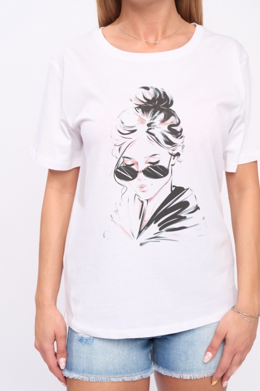 Timeout - Tricou dama cu imprimeu model - Img 2