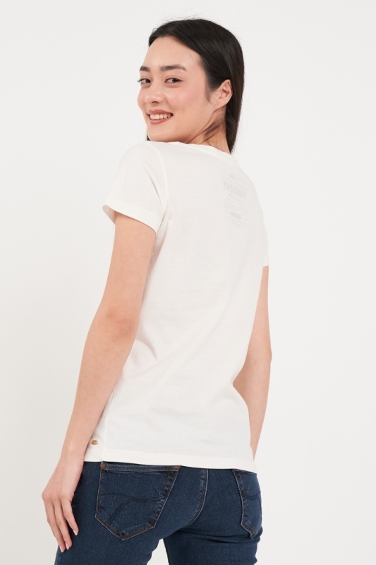 Timeout - Tricou dama cu maneca scurta si imprimeu grafic - Img 2