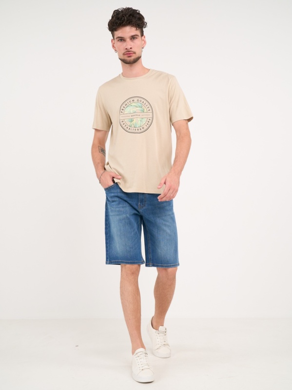 Kenvelo - Bermude barbat din denim cu buzunare oblice - Img 10