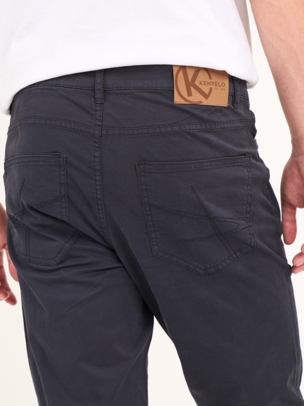 Kenvelo - Pantaloni lungi barbat de culoare uniforma - Img 9