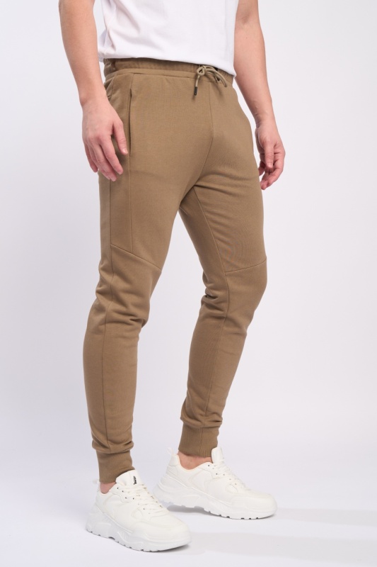 Kenvelo - Pantaloni sport barbat de culoare uniforma cu logo aplicat - Img 5