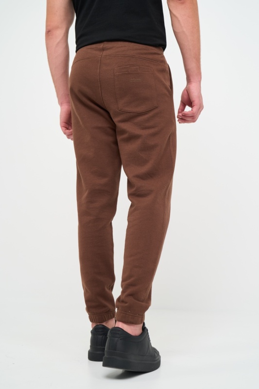 Kenvelo - Pantaloni sport barbat de culoare uniforma cu logo - Img 2