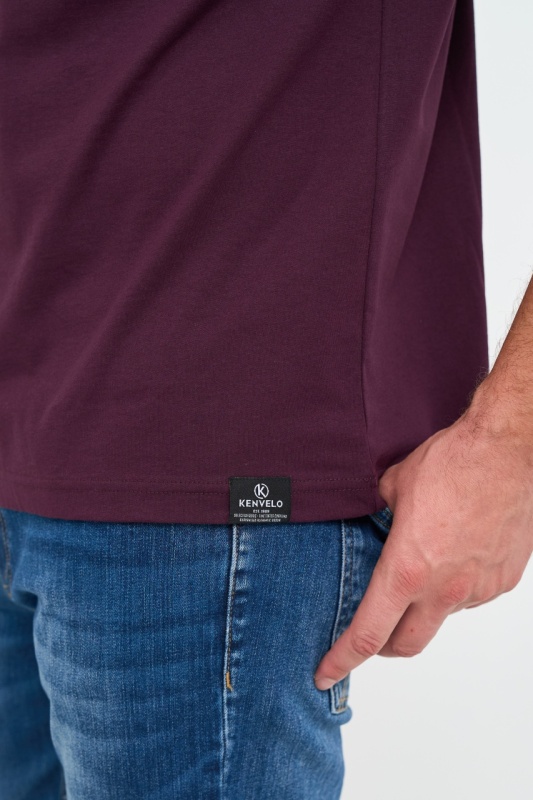 Kenvelo - Tricou barbat cu imprimeu si logo atasat - Img 3